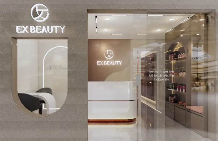 The EX Beauty storefront